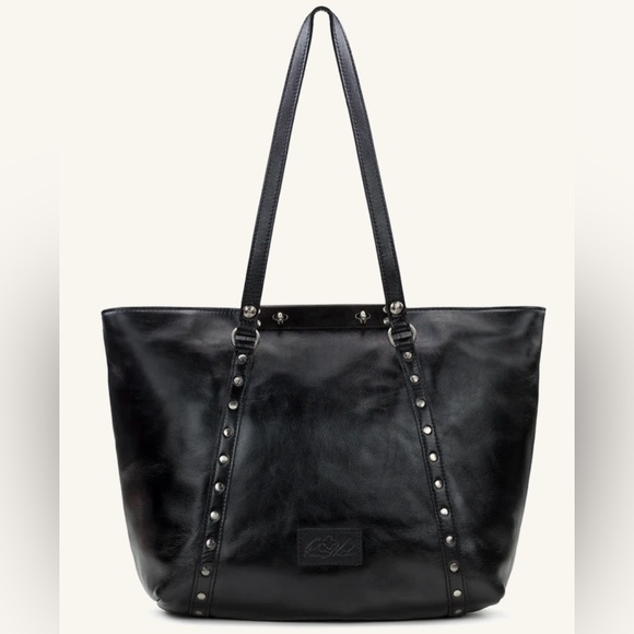 Patricia Nash Handbags - PATRICIA NASH Black Leather Benvenuto Tote